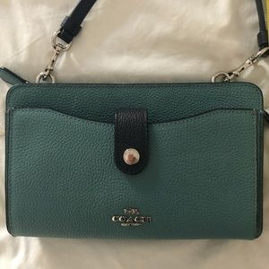 Coach Blue Pop-Up Messenger